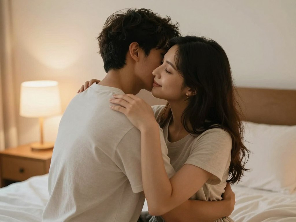 Cuplu demonstrand intimitate emotionala sanatoasa