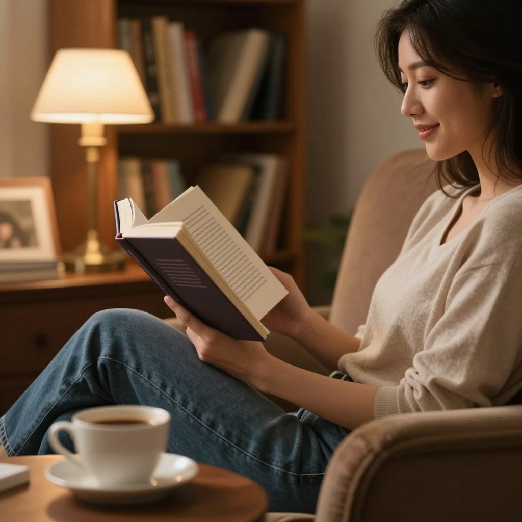 Persoană citind o carte fizică