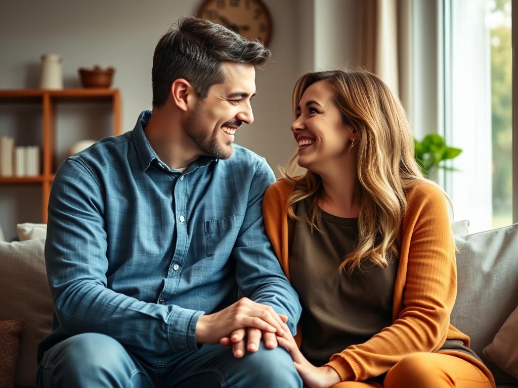 Cuplu care comunică apropiat, imagine asociată cu psihoterapia de cuplu