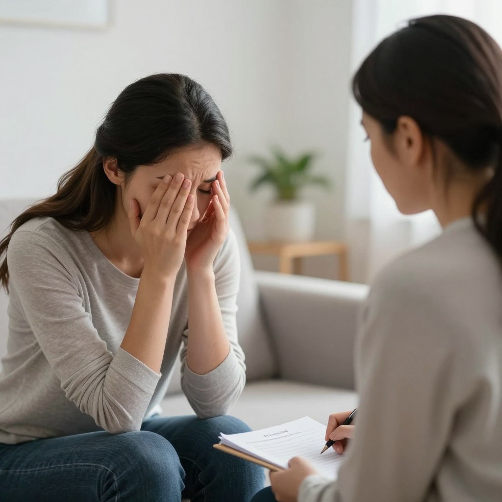 cuplu procesând emoții în mediu terapeutic sigur
