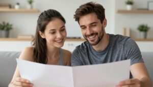 cuplu satisfăcut după finalizarea exercițiului împreună