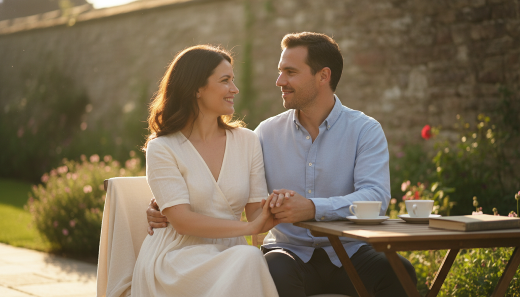 persoană încrezătoare în relație sănătoasă după reconstruirea stimei de sine