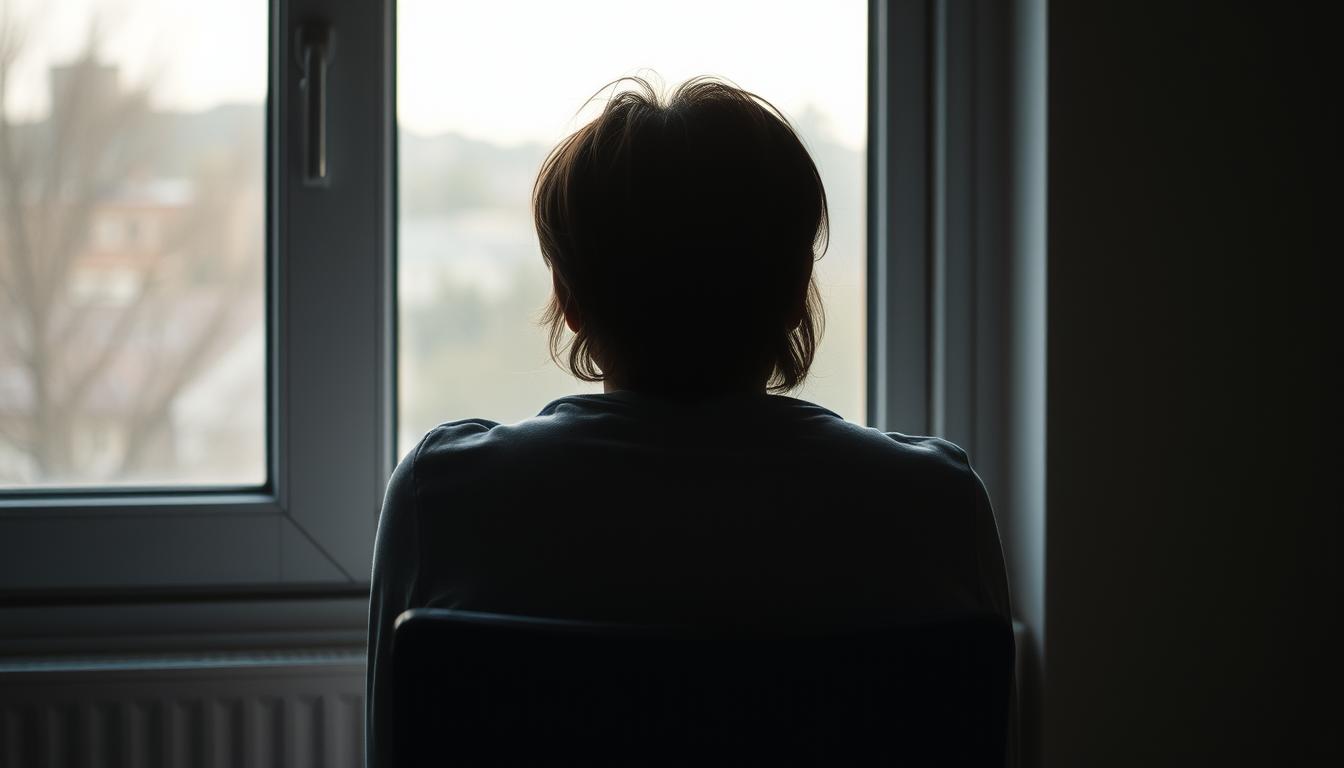 persoană tristă reflectând asupra dependenței emoționale în relație