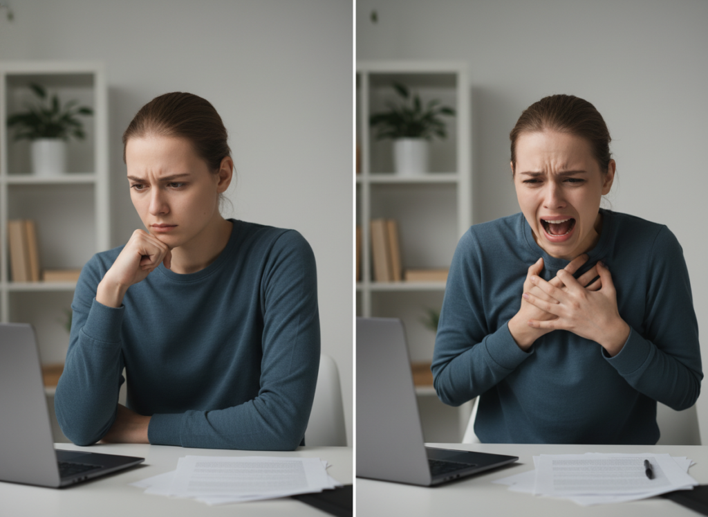 semne simptome atac de panică diagnostic anxietate criterii