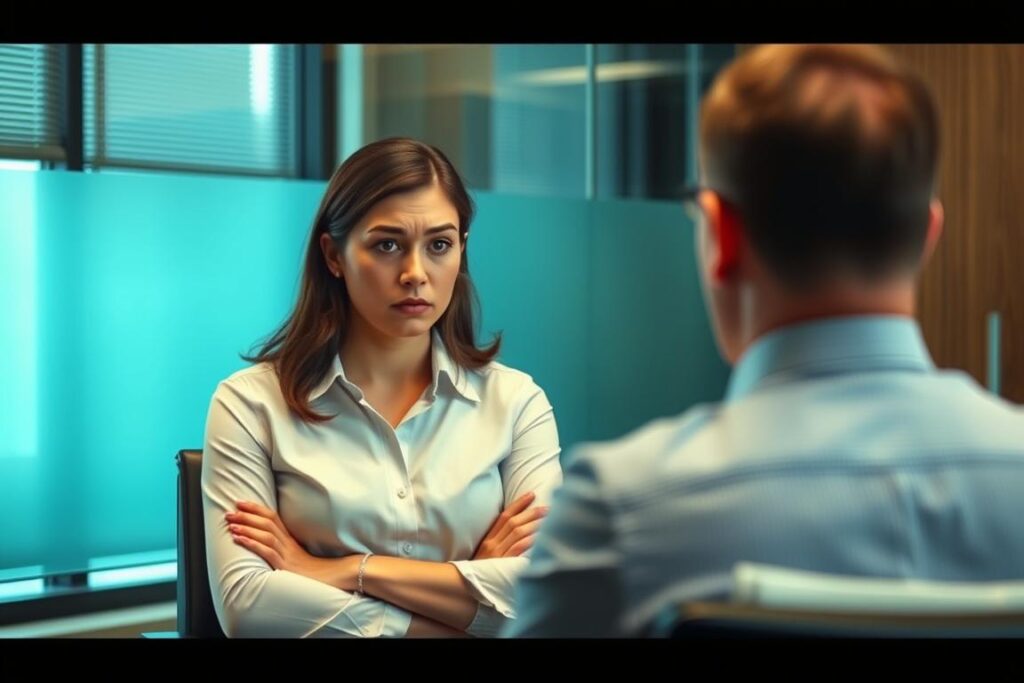 Profesionist refuzând oportunitate de promovare din cauza sindromului impostorului Profesionist refuzând oportunitate de promovare din cauza sindromului impostorului